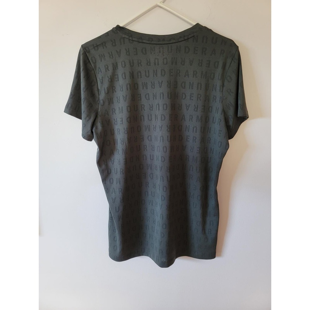 Under Armour Olive Green Large Loose Fit Performance Tee